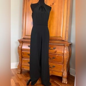 Black Halter Pant Jumpsuit by Julia Jordan